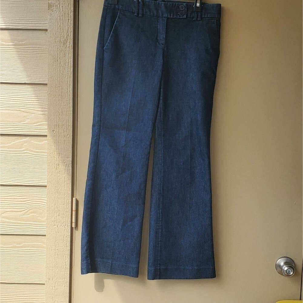 White Black House Market Flare Editor Pants